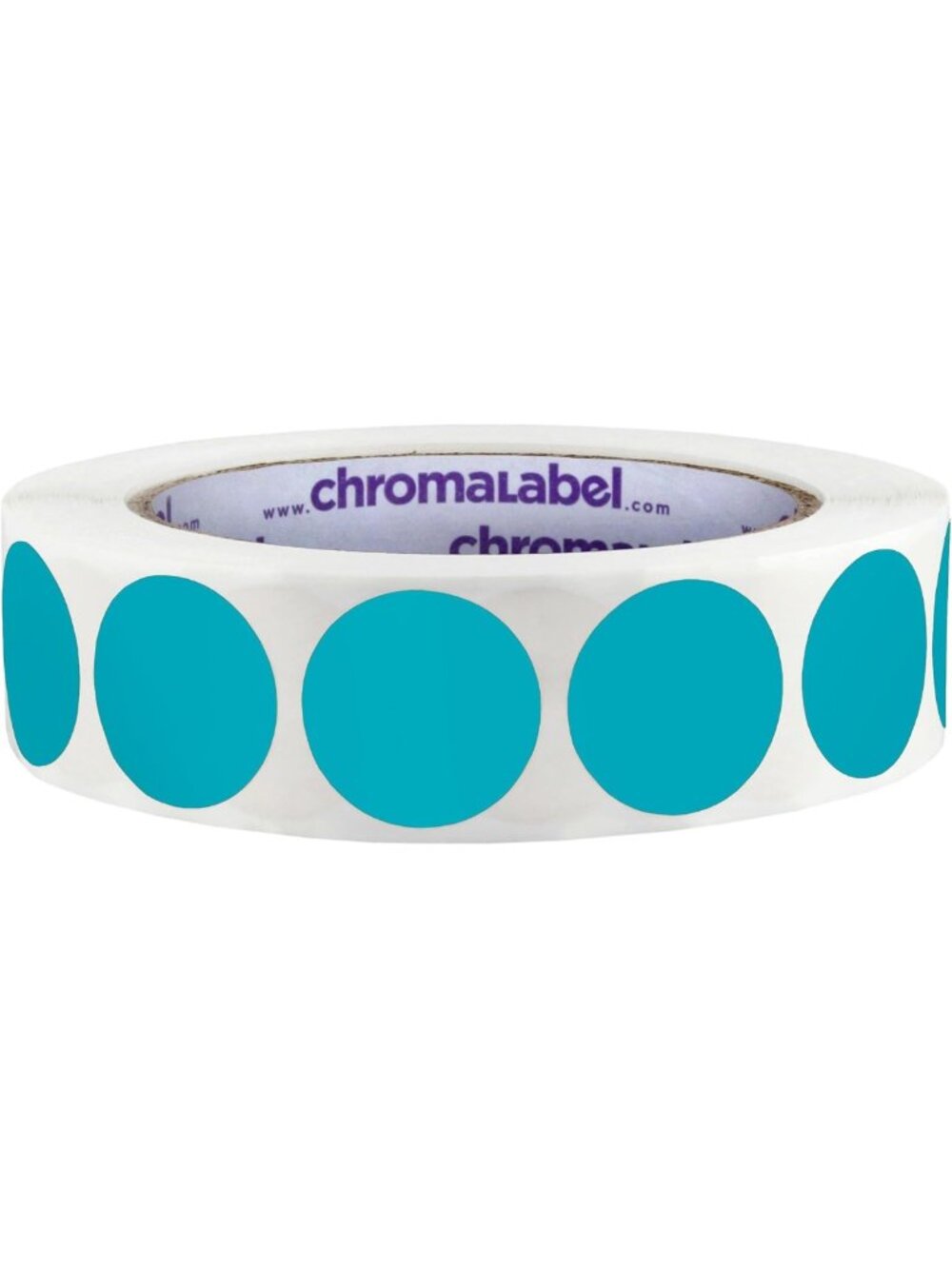 Teal Round Sticker Labels - 1 Inch, 1000 Count Roll for Crafting & Organizing